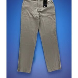 Lee Pants Women's 8 Straight Leg Mushroom Brown Stretch Waistband Casual Comfort